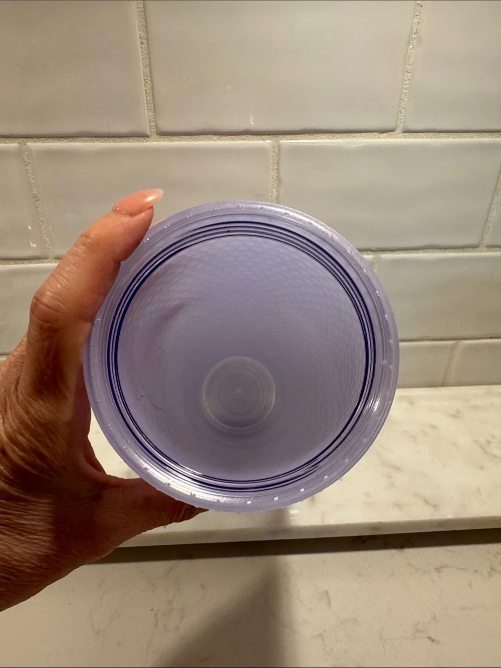 Starbucks 2021 Holiday Icy Lilac Studded Cold Cup. 24oz - Picture 5 of 6